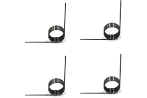 10pcs Left-Hand Wire Diameter 1.4mm 3/6/9Coils Spring Steel V-Spring Torsion Tiny Torsion Springs Hairpin Spring 180/120/90/6