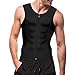 Ufanore Waist Trainer Vest for Men, Hot Neoprene Sauna Vest with Zipper, Sauna Tank Top Workout Shirt for Weight Loss