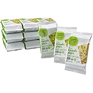 Wickedly Prime Organic Roasted Seaweed Snacks, Wasabi Style, 0.17 Ounce (Pack of 12)