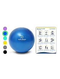 Mini pelota de ejercicio   9 pulgadas pequeña bola de flexión para estabilidad, barra, pilates, yoga, entrenamiento de núcleo y terapia física