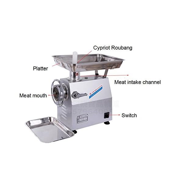 Boshi Elektrisches Fleischwolf NO32, 320 kg/HR, Edelstahl, 1500 W – Bild 7