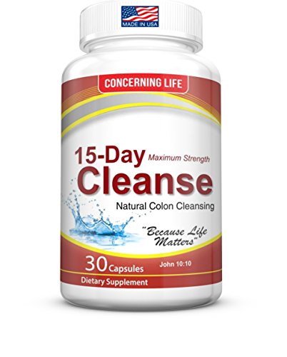 Colon Cleanse Detox for Weight Loss - Natural 15-Day Colon Cleansing Body Detox (Best Body Detox Cleanse Reviews)