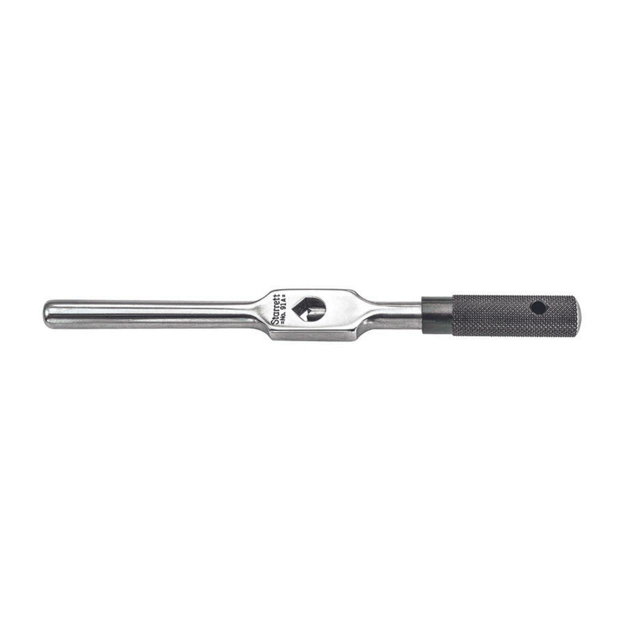 Starrett 91A Tap Wrench, 1/16" - 1/4" Tap Size, 3/32" - 5/32" Square Shank Diameter, 6" Body Length