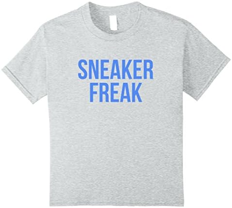 Kids Sneaker Freak Hip Hop T-Shirt - Streetwear Tee 10 Heather Grey