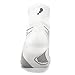 Feetures! - Elite Ultra Light - Quarter - White/Black - Size Medium - Athletic Running Socks