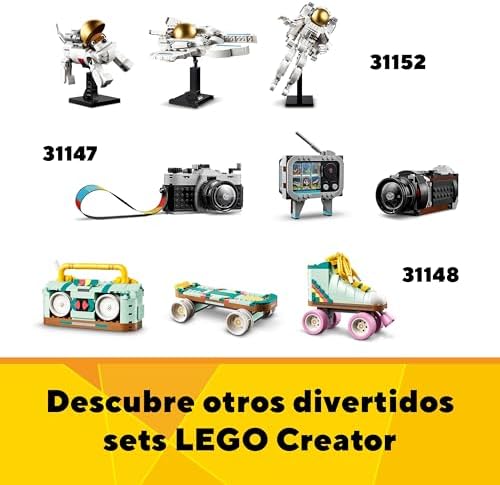 Creator 3 en 1 Flores en Regadera, Convertible en Bota de Agua o 2 Pájaros de Juguete Posados en una Percha, Juego Creativo con Animales de Regalo para Niñas y Niños de 8 Años o Más 31149