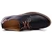 DADAWEN Men's Modern Classic Lace Up Leather Dress Oxfords Shoes Black US Size 12