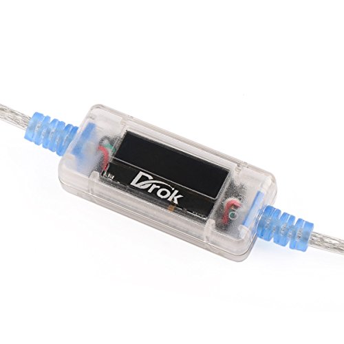 DROK 20″ USB 2 Cables Digital Multimeter, DC Voltmeter Ammeter Watt