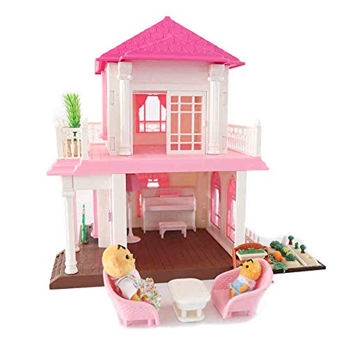ZDAMN DIY Spielzeughaus Kinderhaus Uptown Puppenhaus Möbel for interaktive und einfallsreiche Wiedergabe Modellbau…