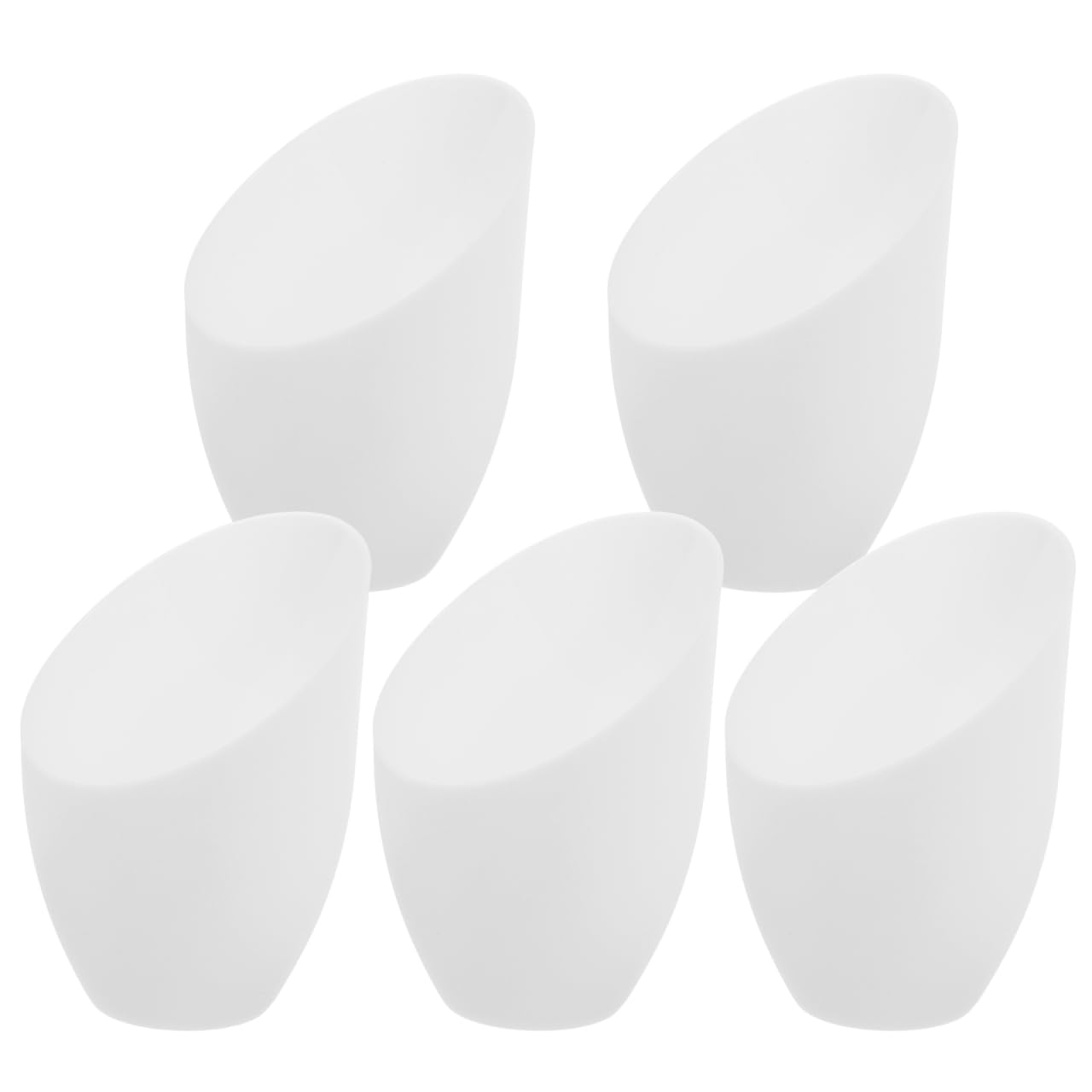 Operitacx 5Pcs Horseshoe Lampshade, White Table Lampshade, Small Lamp Shade Cover Replacement for Chandelier Wall Stand up Lamp Bedroom Light