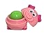 Bebe Bartoons Fun Lip Balm Collectible Animal Characters and Refills-Style - Pig