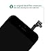 HTECHY LCD Display Digitizer Touch Screen Replacement Parts Kit and Repair Tools for iPhone 6 4.7-Inch (Black)