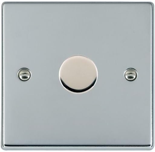 Hamilton Litestat Hartland Bright Chrome 1g 100W LED Dimmer BC