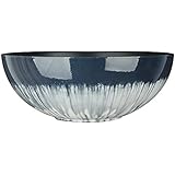Fantastic:)&trade; 12-INCH Shinny Finish Design Decorative Bowl Planter-NO DRAIN (One Pack, Glaze Blue)