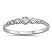 Women's Round White CZ Wedding Ring New .925 Sterling Silver Band Size 6