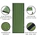 Delmera Emergency Sleeping Bag 2 Pack Lightweight Waterproof Thermal Emergency Blanket, Bivy Sack Survival Gear for Outdoor Adventure, Camping, Hiking, Green (Green- 2 Packs)