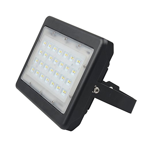 Dephen 50W LED Flood Light, 6500Lm LED Work Lights, IP65 Waterproof 5000K Outdoor Security Lighting, Adjustable Bracket-mount and 1/2'' Knuckle-mount, 175W MH, HPS Bulbs Eq.(UL-Listed)