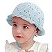 LRKC Baby Toddler Breathable Ruffled Sun Hat W/Adjustable Chin Strap- in 3 Colors