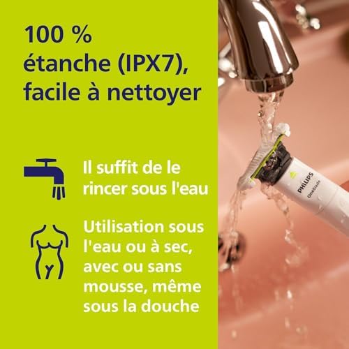OneBlade Intimate, rasage intime, tailler et raser avec protection cutanée supplémentaire, Rasage proche et confortable - pas complètement nu, modèle QP1924/28