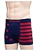 Nylon Stretchable Compression Boxer Brief 6-Pcs Set, Assorted Colors (Lines)