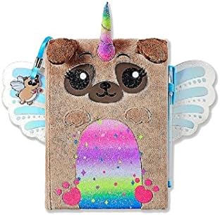 Justice For Girls Pugicorn Faux Fur Journal Diary Toy