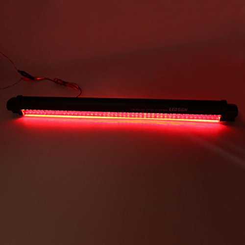 uxcell Car Red 60 LED High Mount Third Brake Light Rear Windshield Stop Lamp