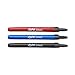 EXPO Click Low-Odor Dry Erase Retractable Markers, Fine Point, Assorted Colors, 3-Count