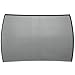 PetFusion Large WATERPROOF Pet Food Mat (24x16). FDA Grade Silicone [superior hygiene, non-toxic, multiple sizes] For dogs or cats, Gray