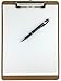 Trade Quest Letter Size Clipboard, Low Profile Clip (Pack of 3)