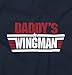 Daddy Wingman Cute Baby Boy Clothes | Fathers Day Funny Shirt Romper Bodysuit