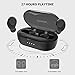 Letscom True Wireless Earbuds, Bluetooth 5.0 Headphones with Microphone, Wireless Running Sports Workout Earphones 3D Stereo Sound, IPX5 Sweatproof, 27 Hours Playtime with Charging Case