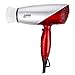 1875w Hair Dryer Dual Voltage Blow Dryer Dc Motor Foldable Handle Negative Ionic Function Speed Settings (hight-off-low) Cool Shot Button Ceramic Tourmaline Air Outlet Grill 1.8m Salon Power Cord