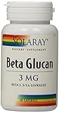 Solaray Beta Glucan Capsules, 3 mg, 30 Count