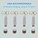Wine Cork Lights, Anipopy 6 Pack Rechargeable Bottle Fairy String Lights with 15 LED for DIY, Party, Decor, Christmas, Halloween,Gift,Wedding (Warm White)