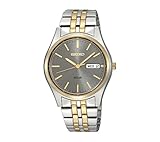 Seiko Men's Two-Tone Stainless Steel Solar Watch
