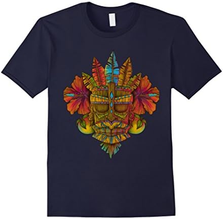 Mens Aku Mask T-Shirt Large Navy