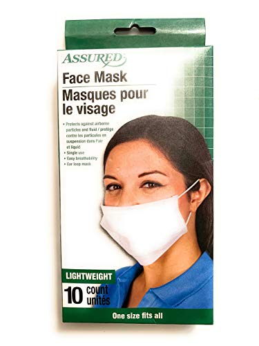 Assured Disposable Medical Face Masks -2 Packs- 20 Counts- US Seller