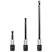Yakamoz Pack of 3 Pieces 1/4 Inch Hex Shank Magnetic Extension Chuck Adapter Quick Release Bar Socket Screwdriver Bit Holder | 60mm/ 100mm/ 150mm Length