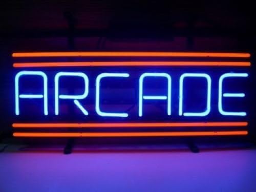 Urby 24"x20" Arcade Game Room Handmade Real Glass Neon Sign (MultipleSizes) Beer Bar Light Handicraft U76