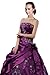 DLFashion Strapless A-line Embroidered Taffeta Prom Dress