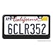 GG Grand General 60438 Black Semi-Gloss Powder Coated License Plate Frame with 2 Holes