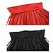 OurLore Black and Red Reversible Halloween Christmas Cloak Masquerade Party Cape Costume (35 inch, Stand Collar)