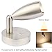 Obeaming 12V Reading Lamp RV Boat LED Bedside Lamp Camper Trailer Motorhome Interior Lighting Spotlight, Machined Aluminum Brushed Nickel