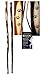 Natural Hardwood Hiking Stick (Paw Prints & Strap), 54-inch (1-pc)