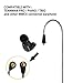 TENNMAK MMCX Detachable Cable with Remote and Microphone PRO Piano Trio & Other MMCX Earphones- Transparent Black Color (with mic)