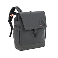 Lassig Vintage Little One & Me Backpack Small Refle Countive, Black