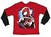 Marvel Big Boys Long Sleeve T-Shirt and Beanie Fashion Combo (8, Spider-Man)