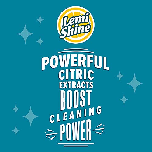 Lemi Shine - Shine + Dry Natural Dishwasher Rinse Aid Hard Water Stain Remover 8.45 oz - 6 Pack Bundle
