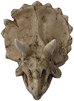Greek Art Hand-Cast Resin Animal Head Skull and Horns Wall Sculptures Wall Trophy Wall Hanging Decor - Wedding, Birthday, Holiday, Business Gift Idea (Are the Dragon Skull)