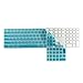 TOP CASE Silicone Soft Keyboard Cover Skin with a Numeric keypad MB110LL/B Compatible with Apple iMac - Auqa